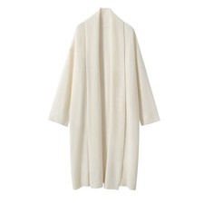 2025 Cashmere Cardigan Women's Long Loose Knitted Sweater Scarf Collar Cardigan