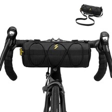 ROCKBROS Bike Handlebar Bag 2L Lightweight 4 Mounting Ways on 2L, Black