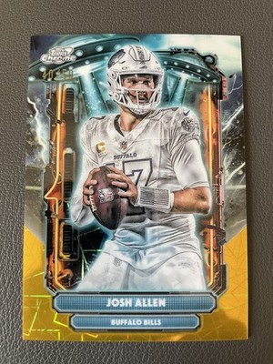 GOLD /50!   2025 Topps Cosmic Chrome Josh Allen ET-7 Extraterrestrial Talent