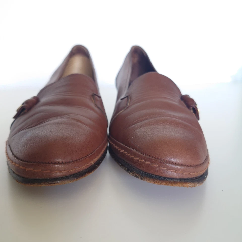 Mocasines de cuero marrón Amalfi by Rangoni Castoro Italia EU 37 AU 6.5 US 6.5 UK 4.5 Foto 4 de 4