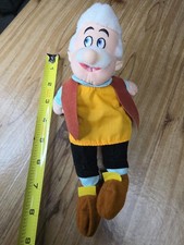 Disney Pinocchio Geppetto Disney Store Retired Mini Bean Bag Plush 8