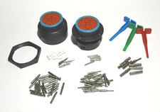 HDP20 Bulkhead 29-pin Connector kit, 12-16-20 AWG Solid Contacts Made in USA 