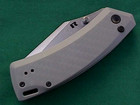 REVO Canyon Gray BUTTON LOCK Folding Pocket Knife NIB — photo 2
