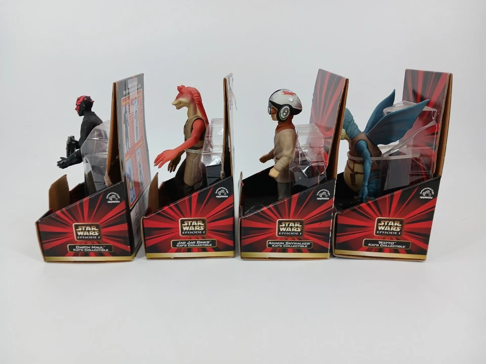 Star Wars Episodio 1 Applause Niños Figura Coleccionable Set de 4 Tarros Darth Maul Jar Foto 2 de 4