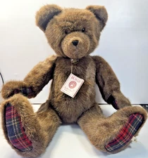 BOYDS BEAR WALTER Q. WOOLSEY 21" BEAR LG. RET. HEAD BEAN COLL. #904580 JOINTED