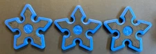 3 Eastpoint Axe Throw Game Replacement Throwing Stars, Blue