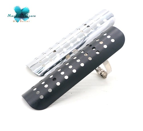 Exhaust Muffler Pipe Heat Shield Cover Heel Guard Motorcycle - Foto 5