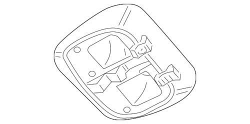 Conjunto de lámpara interior para Ford (N/P 5W7Z-13776-AB)