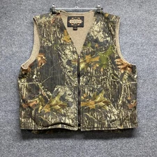Guide Gear Vest Mens XL Camo Mossy Oak Hunting Shooting Fishing