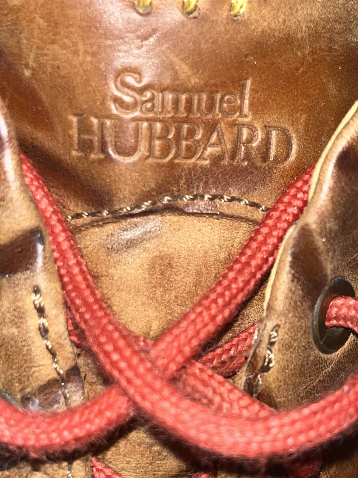 SAOLA Samuel Hubbard Fresh taglia 9 5 M4100 005M uomo pelle marrone Oxford suola Vibram