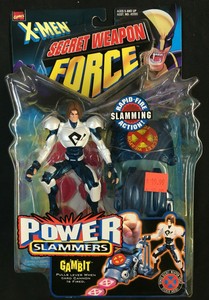 X Men Secret Weapon Force Power Slammers Gambit Action Figure Toy Biz Mib Ebay