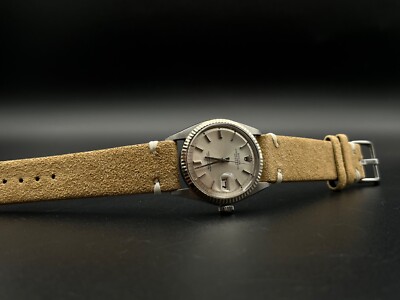 NEU 20MM KHAKI LEDERBAND MASSIV WILDLEDER LEDER BAND STRAP ARMBAND UHR VINTAGE