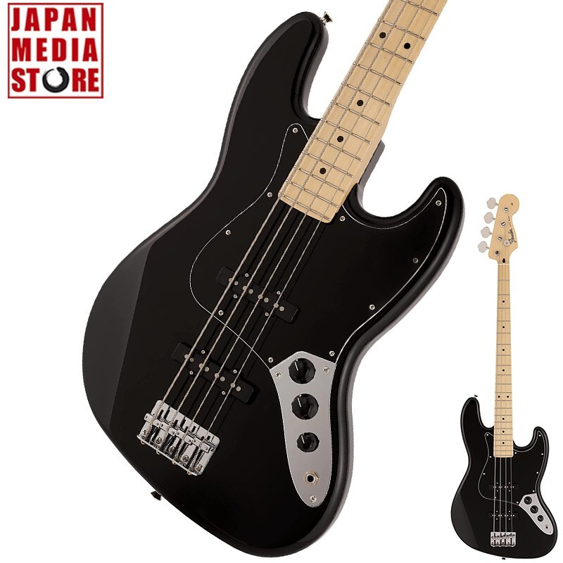 Fender Made in Japan Hybrid II Jazz Bass Black Electric Bass Fender Made in Japan Hybrid II Jazz Bass Black Electric Bass