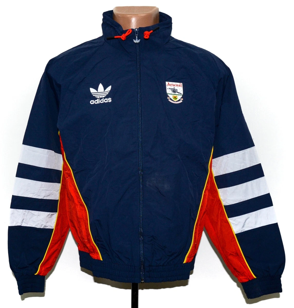 BNWT* ARSENAL LONDON FOOTBALL JACKET JERSEY ADIDAS ORIGINALS SIZE XS | eBay