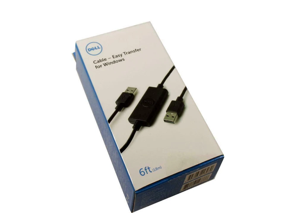 Lote de 15 cables de transferencia rápida Dell CBEBAAF064 para Windows USB 2.0 6 pies CN-0RJ57K Foto 2 de 4