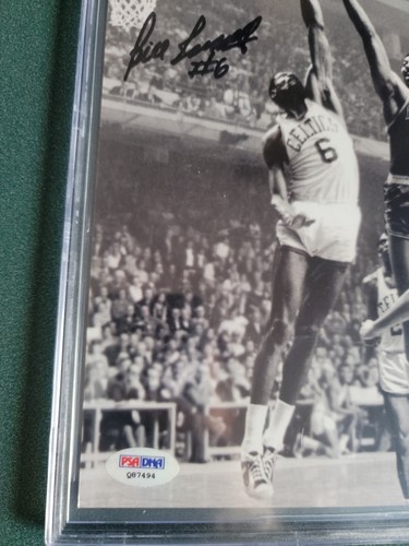 BILL RUSSELL AUTOGRAPH 8 X 10 PHOTO - WILT CHAMBERLAIN BECKETT CERTIFIED CELTICS - Picture 2 of 5