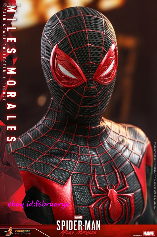 Hot Toys 1/6 VGM46 SPIDER-MAN Miles Morales Action Figures In