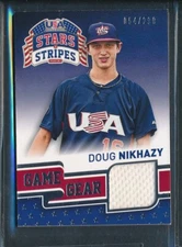 2015 Panini Stars and Stripes Game Gear GU Jersey Relic #34: DOUG NIKHAZY /299