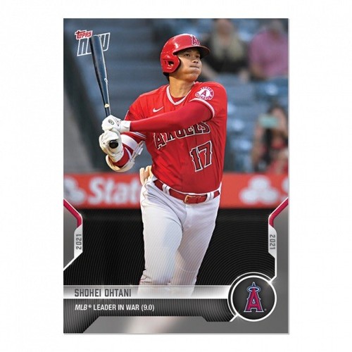 2021 Topps NOW #910 Shohei Ohtani Los Angeles Angels ⚾️ MLB Best 9.0 WAR