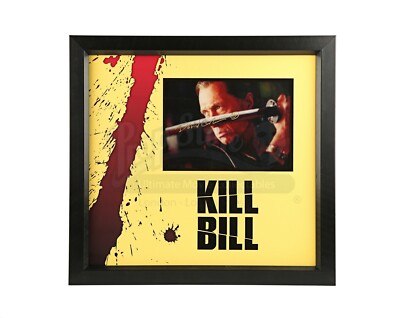 David Carradine signiert: Kill Bill Vol 1 Display mit Propstore CoA