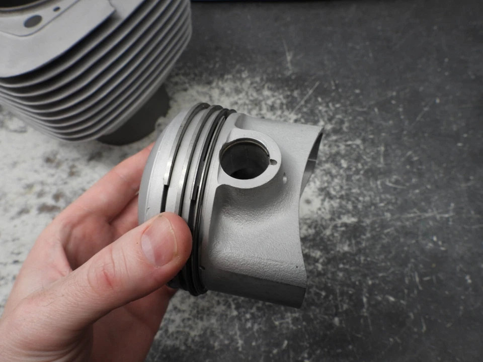 BSA B50 500 MX B50T cilindro barril y pistón #4 2877 Foto 4 de 4