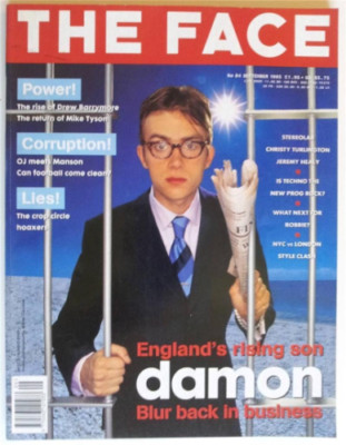 THE FACE MAGAZINE #84 1995 DAMON ALBARN Stereolab BLUR D'ANGELO CROP CIRCLES