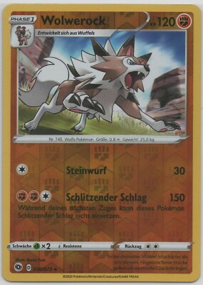 SWSH 3,5 - Weg des Champs (TCG)/Deutsch - Wolwerock RH - 030/073 *