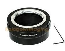 Adjustable M42 42mm Lens to CANON EOS M EF-M Mirrorless Camera M2 M3 M10 Adapter