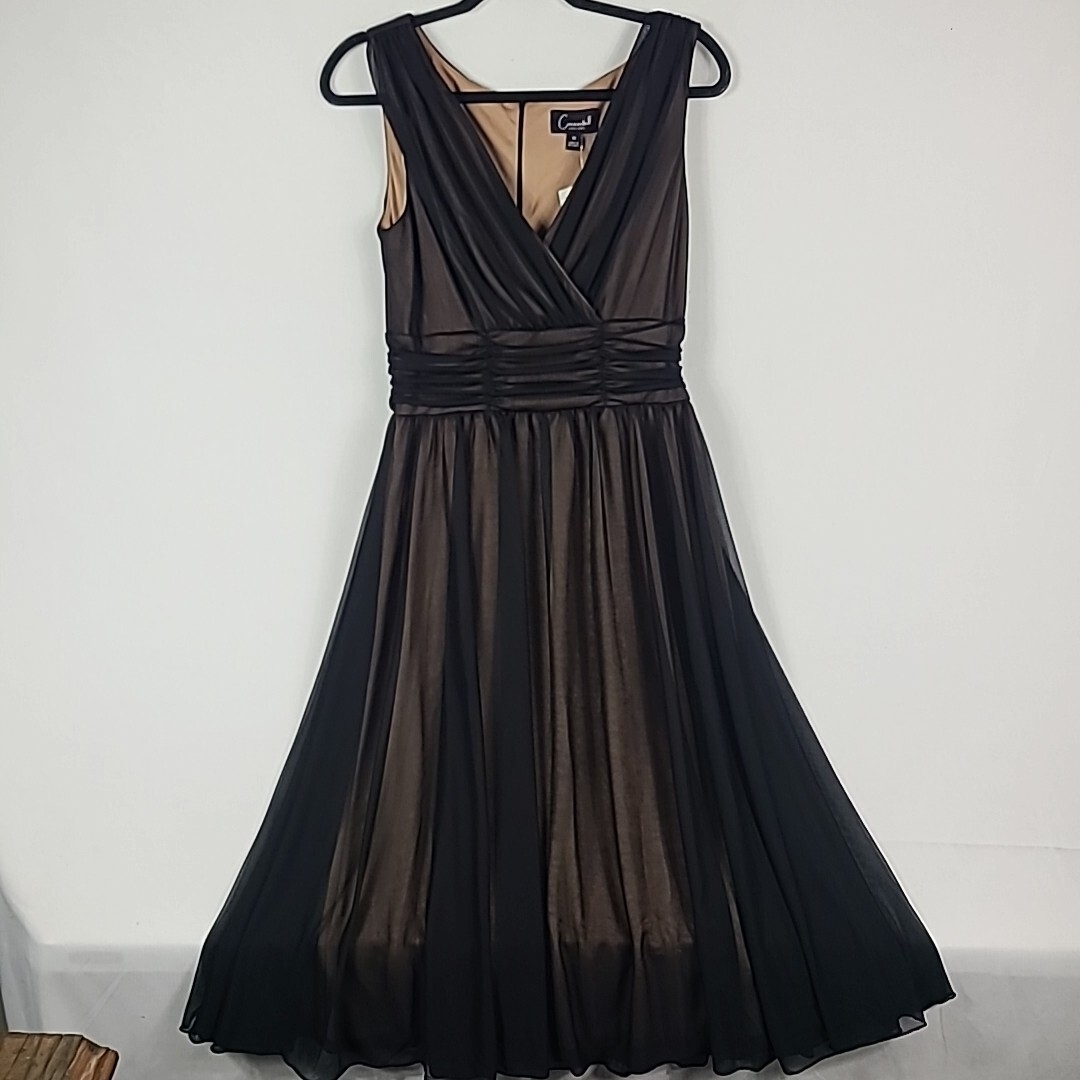 connected apparel gold dress Petal and Pup Women's Naira Pleated Maxi Dress
