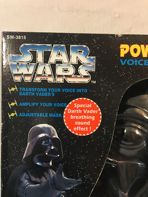 Star Wars Darth Vader Power Talker Voice Changing Mask, 1995, SW