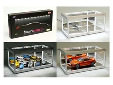 Model LED Showcase USB Powered White for 1:24 & 1:18 Models - Illumicase MJ7710