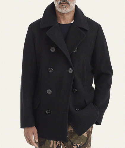 J.Crew Mens Dock Peacoat Thinsulate 