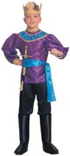 King Medieval Renaissance Faire Fancy Dress Halloween Deluxe Child Costume