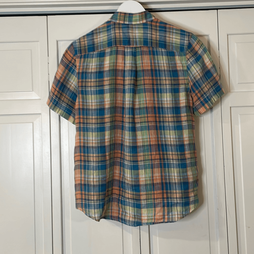 Polo Ralph Lauren 100% linen plaid short sleeve button down - Picture 7 of 10