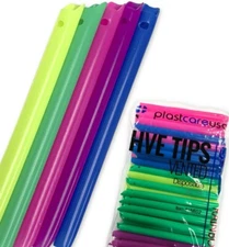 1000 Assorted HVE Evacuation Suction Dental Tips, Vented (Rainbow Multi Colors)