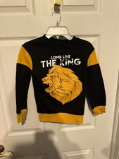 Disney Long Live Lion King Pullover Sweatshirt Long Sleeve Child Size Small