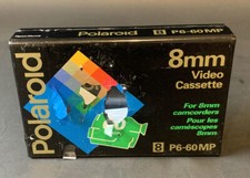 Polaroid 8mm P6-60 MP Factory Sealed Video Cassette - NEW in sealed package