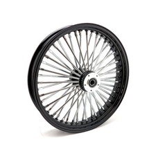 Cerchio Big Spoke anteriore doppia flangia nero 3,5x21" per Harley-Davidson con TÜV!