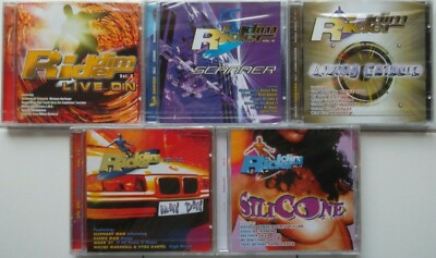 Riddim Rider: Lot of 5 Jet Star Import Reggae CD's FACTORY SEALED NEW