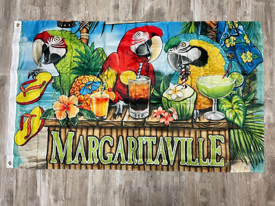 BUFFETT MARGARITAVILLE FLAG BANNER (3' x 5') US SELLER