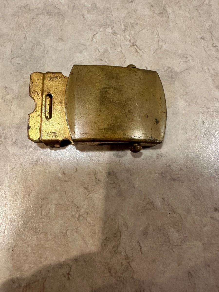 Solid Brass Belt Buckle Made in USA