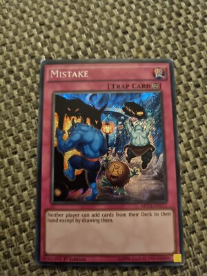 Yugioh! Mistake MP14-EN177 Secret Rare 1st Edition (LP) | eBay