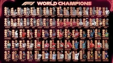 F1 GRAND PRIX RACING CHAMPION POSTER BIG 420mm, FORMULA ONE, TEAMS DRIVERS car