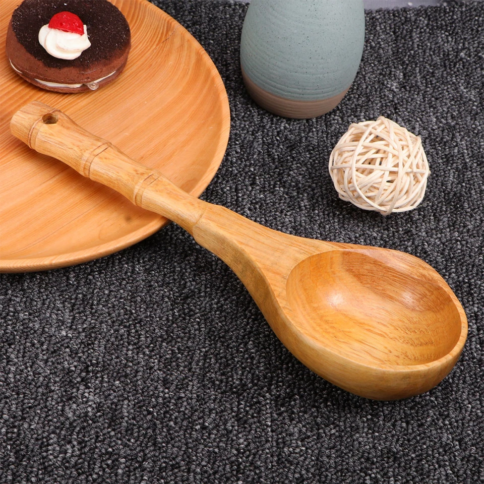 Große Bambus Pfannen Reis Löffel Küche Pfannen Küche Utensilien - Bild 2 von 4
