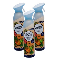3x Febreze Air Freshener Spray Fruity Tropics -185ml- With A FREE Fridge Magnet