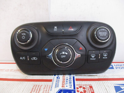   2014 DODGE DART A/C HEATER CLIMATE CONTROL TEMPERATURE FAN REAR DEFROSTER