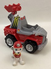 Paw Patrol Dino Rescue Marshall  s Deluxe Rev Up Vehicle