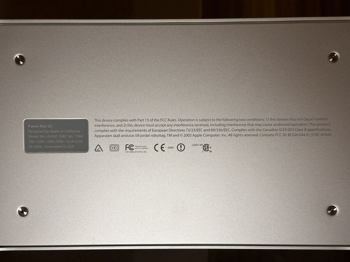 Apple Power Mac G5 A1047 Dual Processor PowerPC 512MB Ram Apple Power Mac G5 A1047 Dual Processor PowerPC 512MB Ram