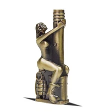 Refillable & Windproof Butane Torch Brass cigarette Exotic Dancer Lighter