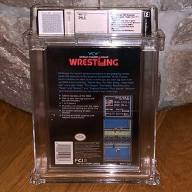 New NES World Championship WCW Wrestling Factory Sealed WATA 9.4 Graded Game
